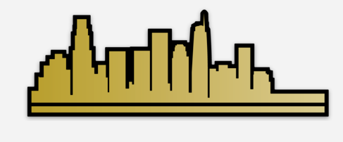 SKYLINE STICKER - SET OF TWO