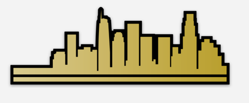 SKYLINE STICKER - SET OF TWO